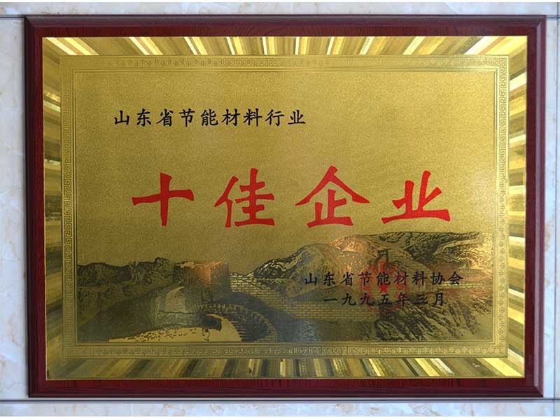 省節(jié)能材料行業(yè)十佳企業(yè)
